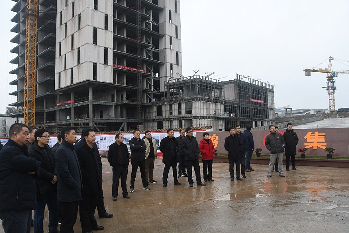 全省第四季度城市建設(shè)重點工作現(xiàn)場調(diào)度會到宛陵科創(chuàng)城考察